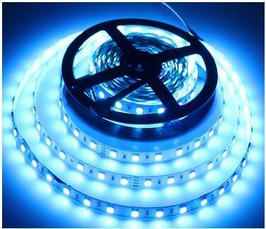 China 12v LED strips 300LED 24volt led flexible lamp 6-7 lm/Chip 2700-6500K 0.2mm thickness indoor LED strips lights for sale