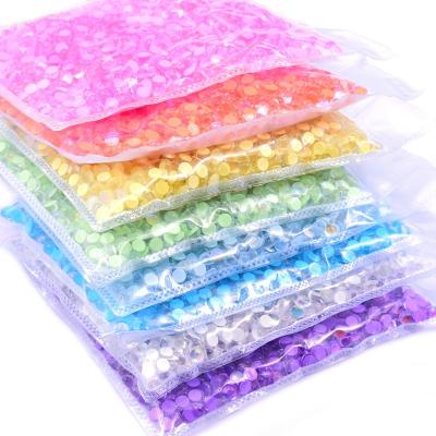 China Multi Colored Nail Art Beads 3d Size Nail Art DIY Rhinestone Bead Crystal DIY For Lady Tiny AB Rhinestone Micro Glass Bead for sale