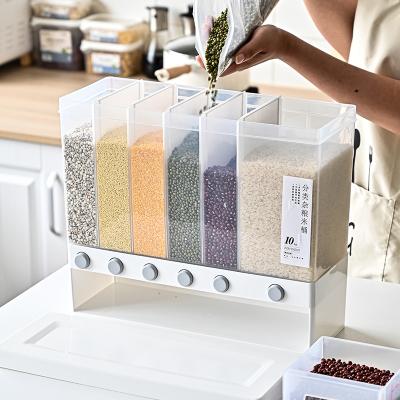 China New Design Multi-Function Kitchen Food Storage Box Container Dog Baby Flour Cereal Sugar Coffee Tea Plastic Pastries Stored for sale