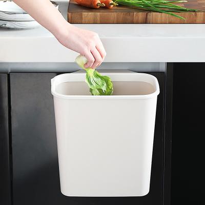 China Household Wall Mount Kitchen Bin Cabinet Hips Sustainable Waste Bin for sale