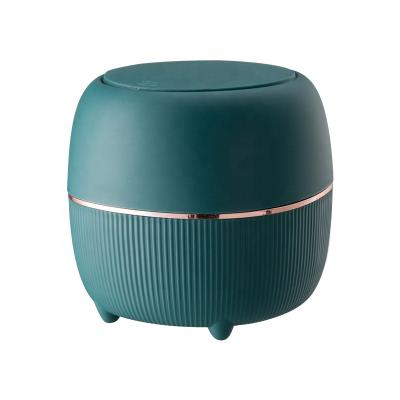 China Convenient Type Minimalist Amazon Hotsale Mini Office Trash Plastic Office Press Trash Can for sale