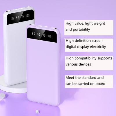 China Fast Fast Power Banks Charging USB Power Bank Charger 10000mah Portable Charging Battery For iPhone for sale