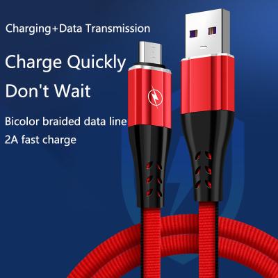 China Creative Mobile Phone Etc.electronic Product USB Mobile Phone Data Cable For Android Apple Huawei Braided Cable 5A Super Fast Charging Data for sale