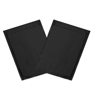 China Eco-Friendly Biodegradable Compostable Black Kraft Paper Bags Padded Custom Logo 100% Poly Compostable Soft Inside Bubble Mailer for sale