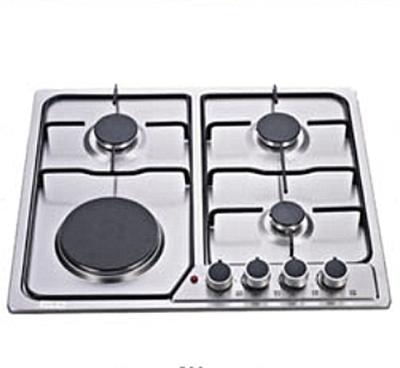 China Hotel Well Selling Integrated LPG / NG Gas Hob With 4 Burners for sale