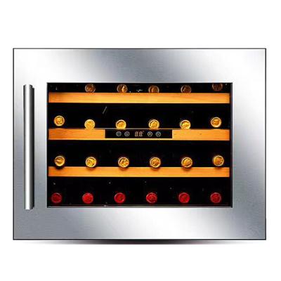 China Commercial No-freeze Design LED Display Built-in Red Wine Cabinet Wine Fridges for sale