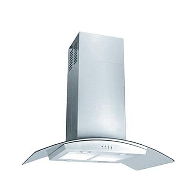 China Hotel Home Appliances 900mm Stainless Steel Island Kitchen Range High End Hood for sale