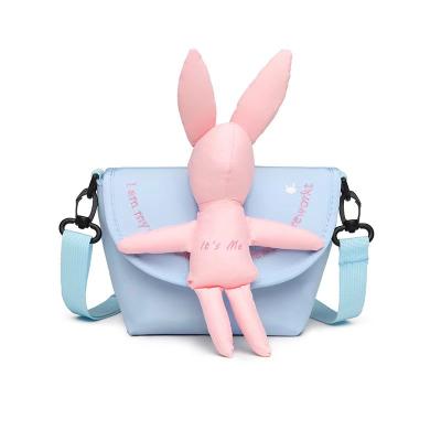 China 2021 Exquisite New Arrival Exquisite Messenger Bag Girls Women Bag Nylon Rabbit Doll Messenger for sale