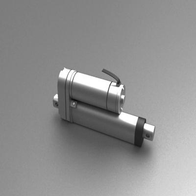 China 24Vdc Totally Enclosed Motor 15mm/s 900N Mini Reciprocating Electric Linear Actuator for sale