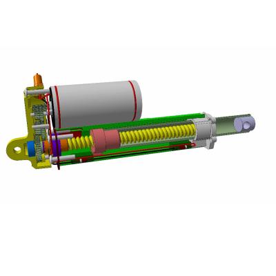 China Totally Enclosed Stroke TGA-Y Linear Actuator Return With Encoder VR DC Reciprocating Motor for sale