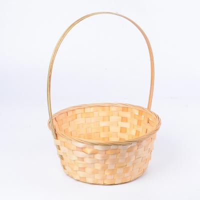 China Sustainable Cheap Price Woven Storage Basket , Hand-weaving Bamboo Storage Baskets for sale