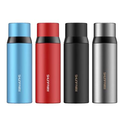 China Sustainable 248ML thermos water bottle wholesale double wall stainless steel thermos vacuum flask with cup for sale