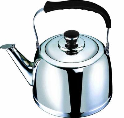 China 5L high quality durable stainless steel large volume whistling kettle quickly to boil for all cookers for sale