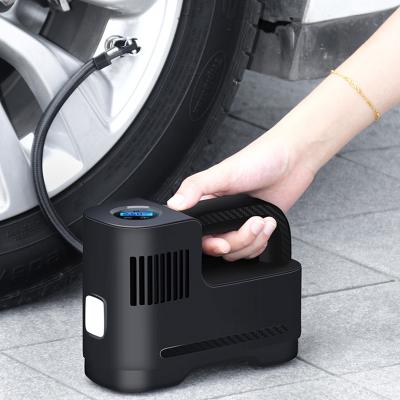 China DC12V 100Psi 120W Domba De AR Wireless Tire Compressor Car Compressor Smart Wireless Portable Tire Inflator for sale