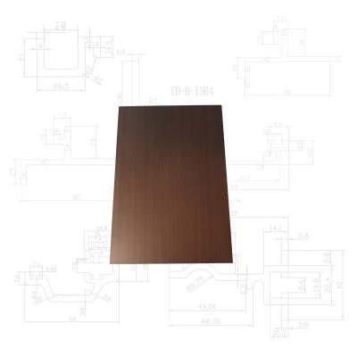 China Building Stamped Solid High Quality Pattern Al Sheet Zinc Wave Aluminum Plate Anodized Powder Coating Wood Grain Aluminum Plate for sale