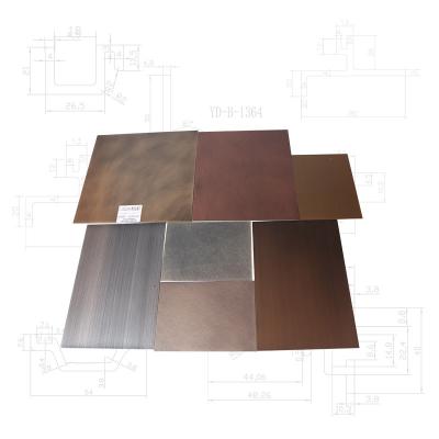 China Building Stamped Colored Grain Diversity Coating Sheet 1mm 3mm 5mm Al Pattern Aluminum Plate 10mm Thick High Quality Solid Wood for sale