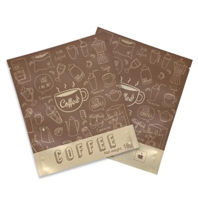 China Wholesale Food Grade Moisture Proof Laminated Foil Coffee Packaging Drip Bag for sale