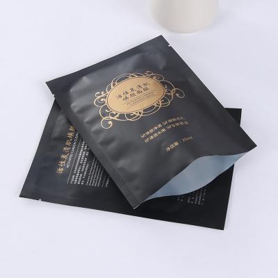 China Custom Moisture Proof Face Mask Eye Mask Packaging Bag , Mylar Foil Facial Mask Pouch For Sachet Cosmetic Cream Product for sale