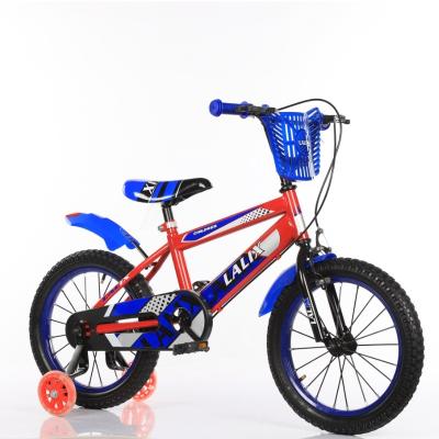 China Recreation Kids Mountain Bike With A Basket Kids Mountain Bicycle Have Tow Training Wheels Keep To Balance for sale