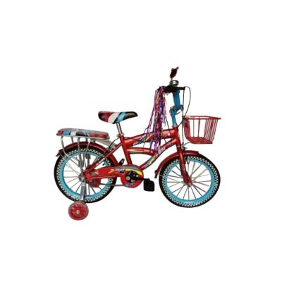 China High Quality Steel Kids Bicycles with High Carbon Training Wheels and Basket Child Ride Steel Frame Cycle for Kids for sale