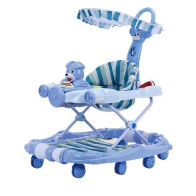 China 6Month - 3Years material is poly pp - propylene baby walker baby carriage with cushion of pure underturned fabric and shade for sale