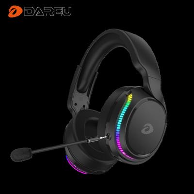 China Good Quality Headband Dareu 2021 Hot Selling Gaming Headset Wireless Earphone With Microphone RGB Earphone for sale