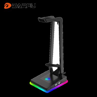 China Dareu EH710X Portable Universal Headband Headset Stand Earphone Holder/USB Earphone Extension Stand RGB Earphone Desk Stan for sale