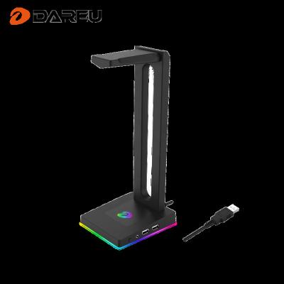 China Dareu Comfortable Wearing Brand EH710 Own Headset RGB Light 3 HUB Design Earphone Stand Support Connect Low Price for sale