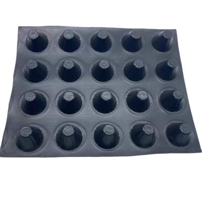 China HDPE Dimple Membrane Drain Mat for Eco-friendly Construction Waterproof Plastic Sheet for sale