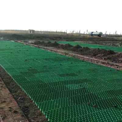 China Rejilla de plantación de hierba de plástico HDPE pavimentador de hierba de grava estabilizador de grava fácil de establecer carga distribuida en venta