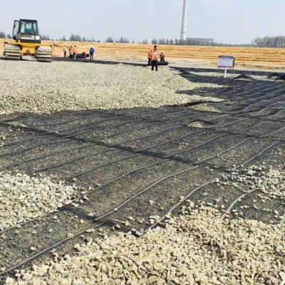 China Geogrid de plástico uniaxial O material de ponta para a construção de estradas à venda