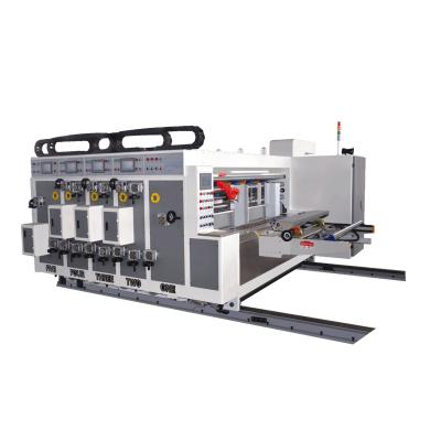 China Garment Shops Good Selling Small Corrugated Carton Box Printing Machine With Slotter And Stacker for sale