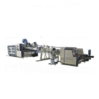 China Garment Shops Box Maker High Speed ​​Online Folding Sticking Machine China for sale