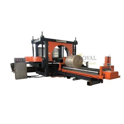 China Garment Shops High Speed ​​Automatic Band Saw Cutter Industrial Maxi Roll Printing Paper Slitter for sale