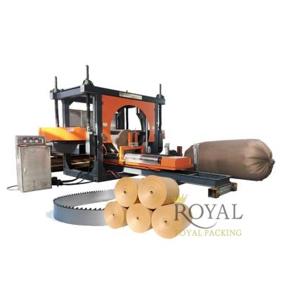 China Garment Shops Industrial Paper Roll Cutter Machine For Raw Paper Roll In Large Size for sale