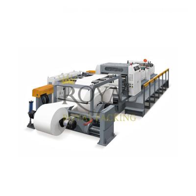 China Garment Shops High Speed ​​Double Knife Paper Roll To Sheet Cutter Machine, Sheet Cutter for sale