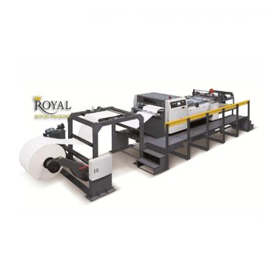 China Garment Shop Full Automatic Paper Roll To Sheet Slitter Paper Cutting Machine for sale