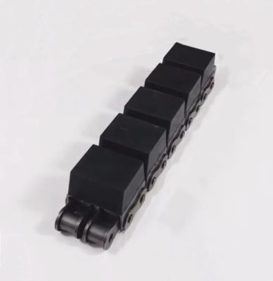 China Factory Conveyor Roller Chain With U Type Rubber Attachments And 12B-G2 for sale