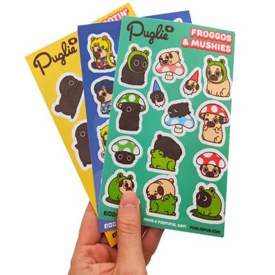 China Waterproof Custom Self Adhesive Stickers Waterproof Vinyl Paper Labels Printing Custom Kiss Cut Sticker Sheet for sale