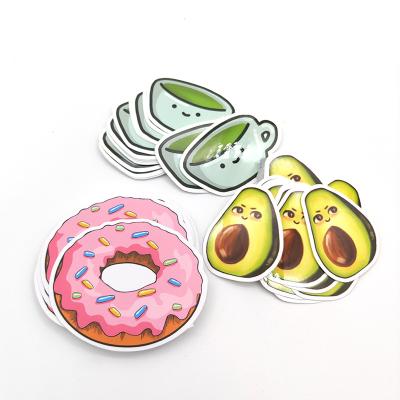 China Waterproof Vinyl Die Cut Stickers Cute Cartoon PVC Custom Printing Adhesive Label Sticker for sale