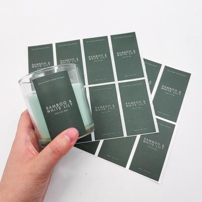 China Waterproof Custom Printing Personalized Private Vinyl Packaging Labels Jar Label Sticker for sale