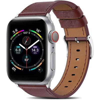 China Top-Layer Genuine Leatherr Leather Band For Apple Watch Fashion Replacement Strap Strap Band For iwatch Series 5 4 3 for sale