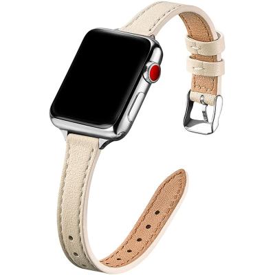 China Fashion \ Dress Luxury Popular Leather Strap For Apple Watch 6 Band 38mm 42mm Strap 44mm 40mm Iwatch Apple Watch 6 Strap 5 4 3 42 40 38 44 mm for sale