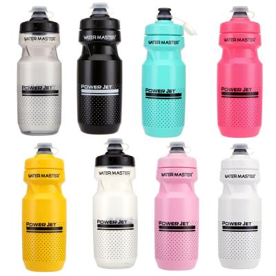 China BPA Free Viable High Quality Lightweight Mountain 610ML/710ml Bicycle Recycling Sports Drink Plastic Water Bottle With Air Seal Lid for sale