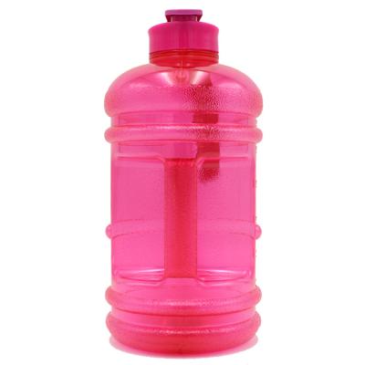 China Sustainable Gym Pink Water Bottle - Half Gallon 2.2L Water Bottle With Insulated Sleeve Bodybuilding Water Bottle - Strong Durable 2.2 for sale