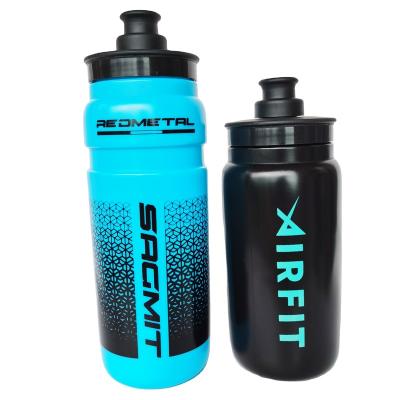 China Viable promotional reusable 550ml 750ml BPA free squeeze cycling increasing plastic water bottle pp sports recycling water bottle for sale