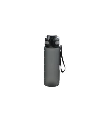 China China matte black viable wholesale cheap price sport plastic water bottles with flip top lid for sale