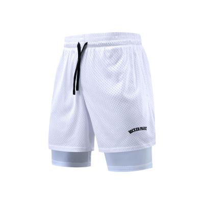 China Antibacterial Mesh Breathable Basketball Fashionable Soft Thin Sweat-absorbing Five-point Shorts for sale