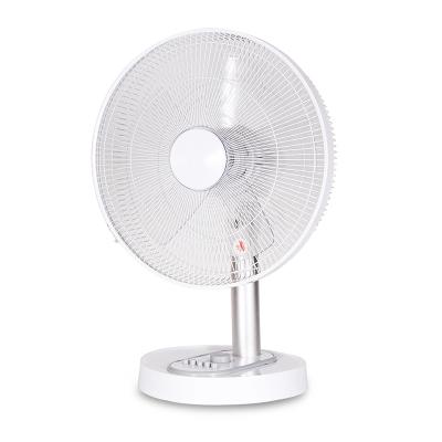 China Tamper When Over OEM Heated Brand Portable Household AS Material 16 Inch 5 Blades Table Mute Fan for sale