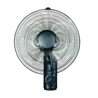 China Tamper When Over High Quality Heated Wall Mounted Fan 18 Inch 5 Blade Fan With Remote Control for sale